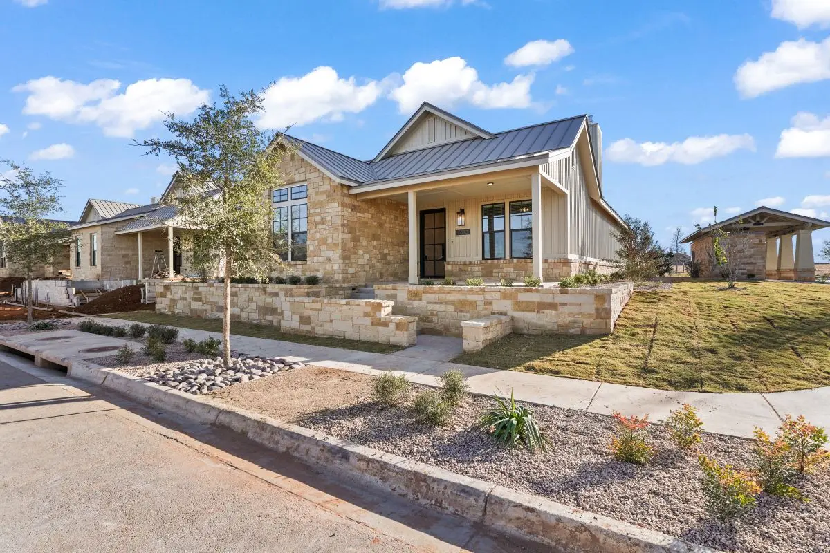 Exterior view of a home in The Vineyard Preserve. 