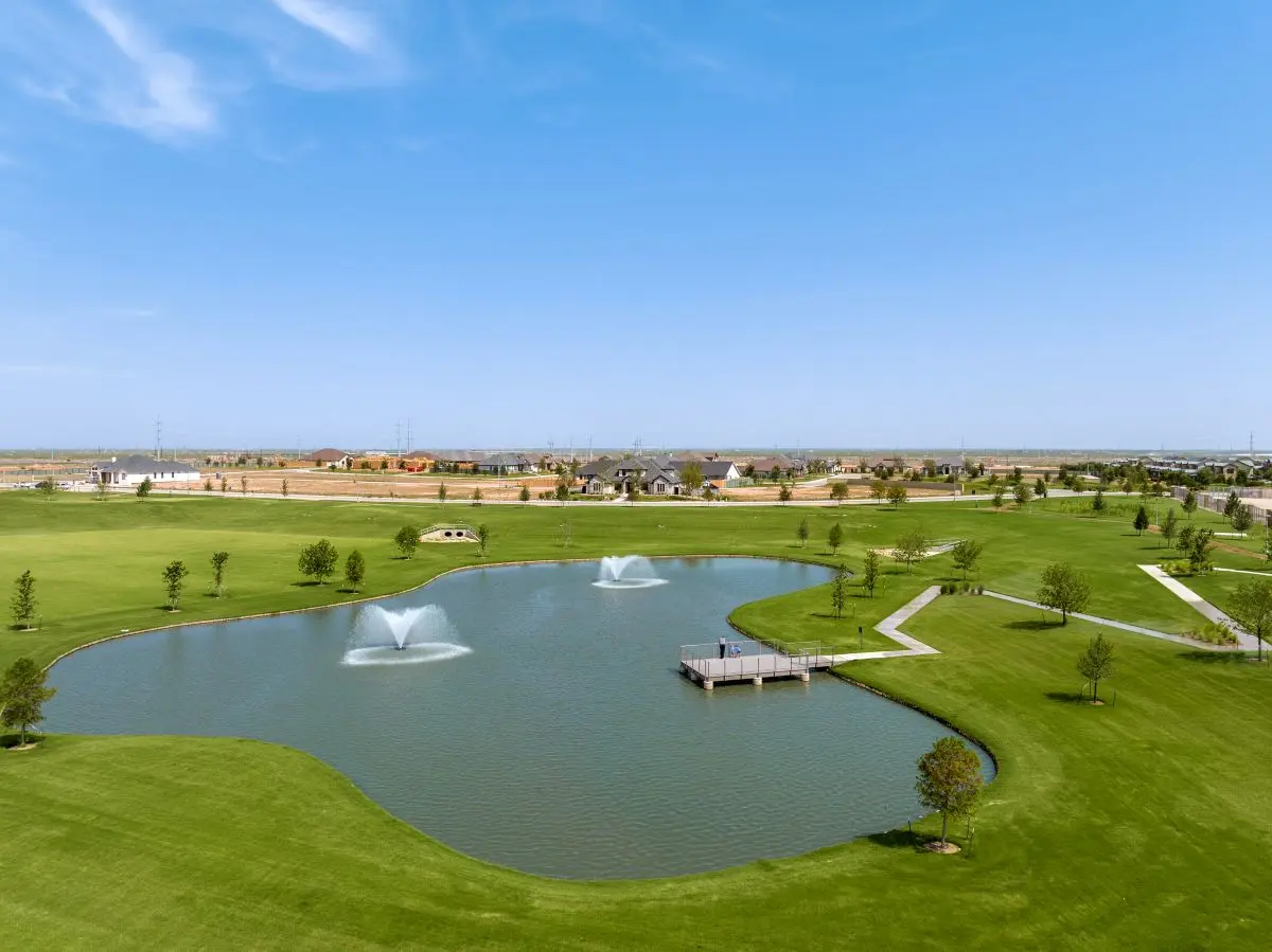 Aerial view of The Vineyard Preserve community.